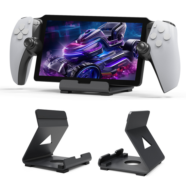 Metal Desktop Holder Stand for PS5 Portal Portable Bracket Play Stand for SteamDeck/ROG Ally/Switch
