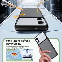 Étui de téléphone antichoc en TPU+PC mat, anti-rayures, mince, anti-traces de doigts, tendance streetwear pour S24 S25 S26 Edge
