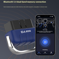 Para Bluetooth OBD2, Detector de coche, instrumento de diagnóstico de fallas con eliminador de luz de fallas, Analizador de motor, lector de código de escaneo de tarjeta