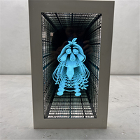 Miroir LED 3D Infinity pour Bureaux, Mariages, Maisons, Taxis, Voitures, Hôtels, Bars, Centres Commerciaux, Parcs, Entreprises, Hôpitaux, Publicité Personnalisable