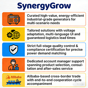 גנרטור דיזל סופר שקט 55 קילוואט 50 הרץ, 4 פעימות, קירור מים/אוויר, 4 צילינדרים, זרם חילופין חד/תלת פאזי 110V/220V/380V - Product Image 6