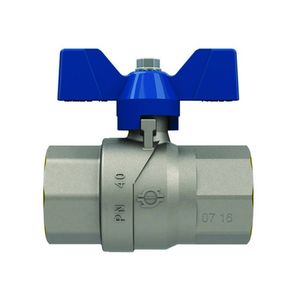 Robinet à tournant sphérique avec raccord papillon Evolution femelle-femelle 1/2" F-Brico pour vannes de remplissage - Product Image 1