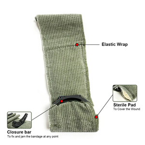 Bandage de compression d'urgence <span class=keywords><strong>israélien</strong></span> de 6 pouces-<span class=keywords><strong>Pansement</strong></span> hémostatique traumatique haute résistance avec velcro - Product Image 6