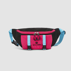 Sac bandoulière compact unisexe pour le sport, la randonnée, les voyages et les activités de plein air, avec compartiment pour <span class=keywords><strong>téléphone</strong></span>, design color-block, inspiré de la mode Dopamine transfrontalière - Product Image 6