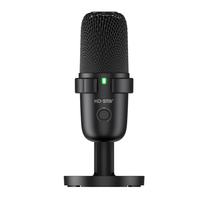 Microphone à condensateur USB professionnel microphone sans fil de studio portable carte son cardiode filaire avec microphone