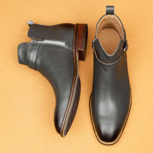 Botas de Invierno Martin para Hombre, de Cuero, Estilo 2026, Punta Puntiaguda, Estilo Británico, Formales de Negocios, Blancas, de Caña Alta - Product Image 4