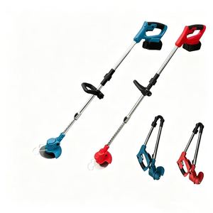 Tondeuse à gazon électrique pliable 21V sans fil, débroussailleuse à batterie au lithium pour jardin et pelouse - Product Image 1