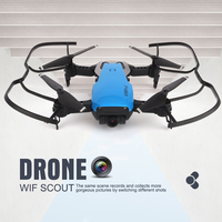 Drones débutants K98 Pro2 avec caméra double HD 4K, mini drone volant à LED, drone de contrôle, mini jouets UFO VS E88 E58