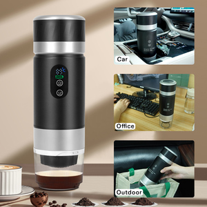 Machine à café portable, mini machine à cappuccino légère, pompe 20 bars, chauffage rapide, conception de charge USB pour la voiture, les voyages et le camping - Product Image 1