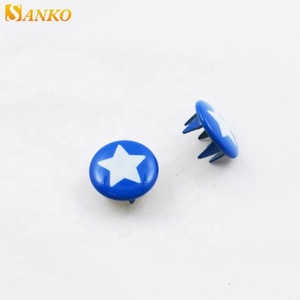 Nhà Sản Xuất Thương Hiệu Tiêu Chuẩn Oeko Tex Nhấn Nút Kim Loại Prong Snap Nút Đồng Tròn Cho Quần Áo Trẻ Em Giặt Khô - Product Image 6