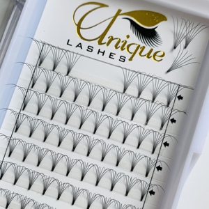 Fans Promade faits à la main 120 ventilateurs 6D 7D extensions de cils en soie à racine courte collés à la chaleur - Product Image 6