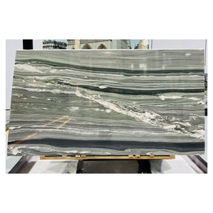 Moderno <span class=keywords><strong>Marmo</strong></span> Onda <span class=keywords><strong>Verde</strong></span> Design Lucidato <span class=keywords><strong>Verde</strong></span> <span class=keywords><strong>Verde</strong></span> Lastra di <span class=keywords><strong>Marmo</strong></span> per la Parete del Pavimento Interno - Product Image 1