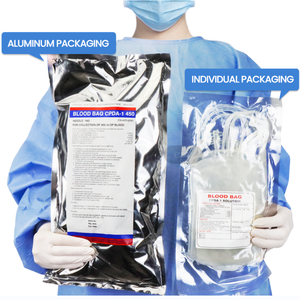 Bolsas <span class=keywords><strong>de</strong></span> <span class=keywords><strong>sangre</strong></span> desechables médicas WEGO, individuales, dobles, triples, cuádruples, 250ml, 350ml, 450mL, 500ml, ml - Product Image 1