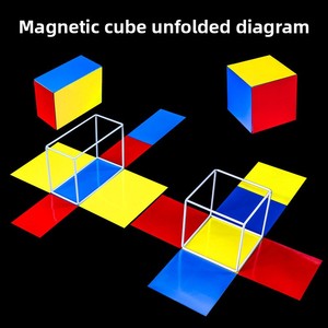 Modelos Geométricos 3D Magnéticos <span class=keywords><strong>de</strong></span> Metal y Plástico para Material Didáctico <span class=keywords><strong>de</strong></span> Matemáticas <span class=keywords><strong>de</strong></span> <span class=keywords><strong>5</strong></span>.º Grado - Juego Desmontable y Plegable <span class=keywords><strong>de</strong></span> Cono/Cilindro Hecho en China - Product Image 2