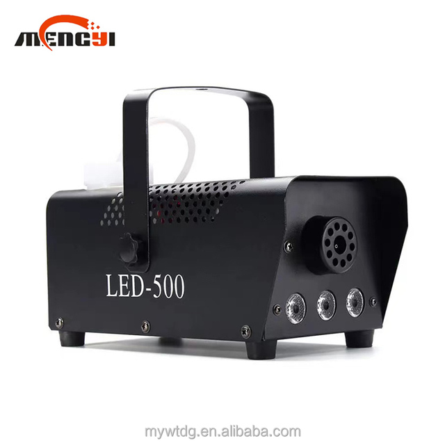 DJ Disco Party Equipment 3 LED 400w/500w RGB Stage Light Warm White Mini Fog Smoke Machine 3 LED Effect Machine