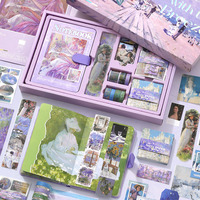 Simno beaux cahiers rétro Design classique peinture à l'huile couleur Page Illustration couverture rigide journal étudiant bloc-notes papeterie