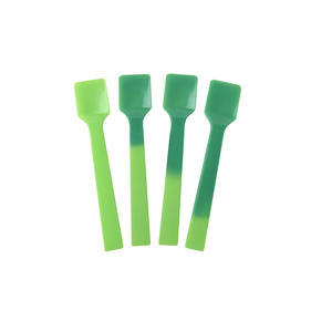 도매 싼 주문 다채로운 아이스크림 색깔 변화 숟가락 - Product Image 3