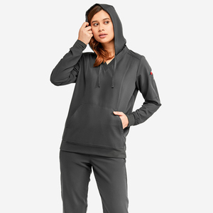 Uniformes Médicos Personalizados para Mujer, Estilo Cargo, Holgados, Color Berenjena, con Capucha, Tallas Grandes, para Matronas, Farmacéuticas y Enfermeras - Product Image 3