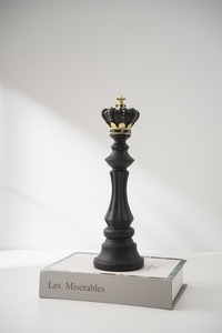 Decoración de resina King Queen Checc ornamento estantería de libros decoración <span class=keywords><strong>del</strong></span> hogar artesanía de resina - Product Image 5