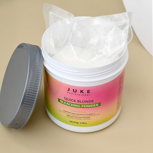 Salon Professional 8 Levels Bleaching Powder Skin, Strong Fade Dust-Free Hair <strong>Bleach</strong> Powder and <strong>Developer</strong> - Product Image 3