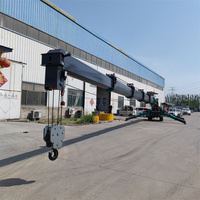 Mini-grue araignée sur chenilles de 3 tonnes pour vitrage, avec ventouse de levage de verre et accessoire Ventosa