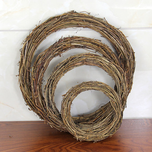 Factory Sale Garland <strong>Wreath</strong> Rattan Lantern <strong>Wire</strong> Dried Wooden <strong>Wreaths</strong> Grape Vine <strong>Wreath</strong> - Product Image 4