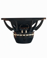 Speaker Midbass Neodymium 15 Inch 1500W RMS 106dB Dual 5 Inch Voice Coil 4 Ohm Maks 3000W untuk Daya Tinggi Pabrik OEM
