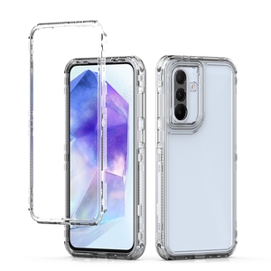 360เคส3 in 1 TPU PC กันกระแทกเคสใสสำหรับ <span class=keywords><strong>Samsung</strong></span> S25เคสโทรศัพท์ไฮบริด A16 A06 <span class=keywords><strong>A45</strong></span> A36เป็นพิเศษพร้อมกรอบด้านหน้า - Product Image 4