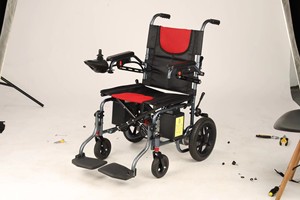 Nuova Sedia a Rotelle Elettrica Portatile da Viaggio per Disabili, Telaio in Acciaio, Motore Doppio da 250W, Leggera e Pieghevole - Product Image 2