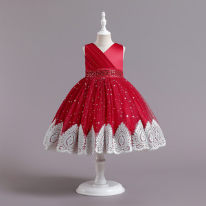Robes <span class=keywords><strong>de</strong></span> soirée pour bambins <span class=keywords><strong>de</strong></span> 1 à 5 ans avec broderie en dentelle pour bébé, <span class=keywords><strong>robe</strong></span> <span class=keywords><strong>de</strong></span> baptême pour 1er anniversaire, <span class=keywords><strong>robe</strong></span> <span class=keywords><strong>de</strong></span> soirée <span class=keywords><strong>de</strong></span> mariage pour enfants - Product Image 1