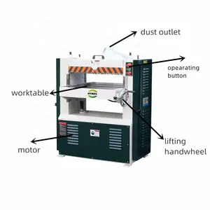 HYSEN planer and thickness wood carpentry machine planer thicknesser solid wood planner machine