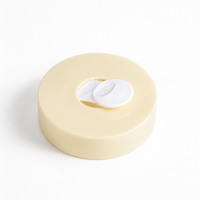 Pot cosmétique en PP monobloc 250g (8,82 oz) avec couvercle intégré et spatule, emballage recyclable PCR pour beurre corporel et gommage corporel, personnalisable OEM