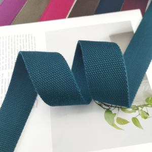 Sangle de sac personnalisée ruban de coton coloré 25mm 38mm sangle en coton sangle à motifs pour sac à main sangle vêtements - Product Image 5