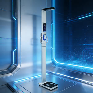 Báscula de Grasa Corporal, Báscula de Fitness con IMC, Pantalla LCD Táctil de 7 Pulgadas, Báscula Personal de Grado Médico para Uso Doméstico, OEM, Metálica - Product Image 6