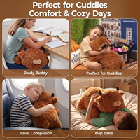 Peluche personnalisée de vache des Highlands, robuste, douce et confortable, comme cadeau pour enfants