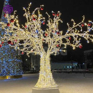 Arbre lumineux LED en cristal pour festival de Noël en extérieur, étanche IP65, télécommande, pour affichage nocturne dans les paysages, hôtels, centres commerciaux et places publiques - Product Image 1