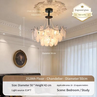 Lustre suspendu en fer et verre, style moderne et luxueux, couleur or, pour villa, bar, décoration intérieure, salle de banquet, salon, hall d'hôtel
