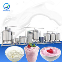 OCEAN Zuivelverwerkingsinstallatie Melkpasteurisatie Chiller Machine Kleine Fruityoghurt Drankproductielijn