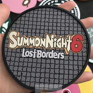 Custom Cup Desk Coasters for Drinks Rubber Material