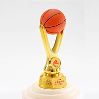 Trophée personnalisé de grande taille pour les compétitions sportives NBA, sculpture en résine pour champion de basketball et de football avec plaque d'honneur sur le thème de la croix