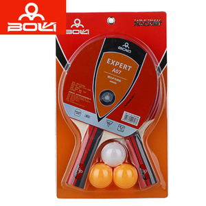 Juego de Palas de Entrenamiento para Principiantes YoungJoy Serie <span class=keywords><strong>BOER</strong></span>, 2 Palas, 3 Pelotas, Madera Pura de 7 Capas, Punta Ligera, Tenis de Mesa Pesado - Product Image 6