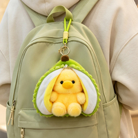 Groothandel Op Maat Gemaakte Fruit Pluche Sleutelhanger, Zacht Schattig Bureau Ornament, Geschikt voor Klauwautomaat Poppen, Rugzak Charms