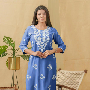 ARTRIDHHS-Conjunto Kurti Formal de Diseñador para Mujer, Ropa India y Paquistaní, Mercado Mayorista Online - Product Image 1