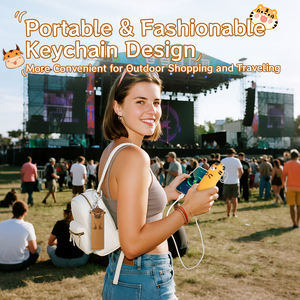 แบตสำรองลายการ์ตูนเสือสุดสร้างสรรค์5000มิลลิแอมป์ต่อชั่<span class=keywords><strong>ว</strong></span>โมงพ<span class=keywords><strong>ว</strong></span>งกุญแจ PVC สำหรับเดินทางกลางแจ้ง USB ประเภท C แบตเตอรี่โทรศัพท์มือถือน่ารักพาว<span class=keywords><strong>เวอร์</strong></span><span class=keywords><strong>แบงค์</strong></span> - Product Image 6