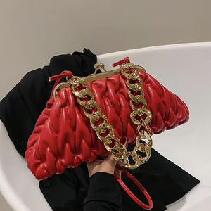 Winter Women's Embroidery <b>Chain</b> Shoulder Bag Popular New Fashion Trend Portable Zipper <b>Handbag</b>/Crossbody Purses Tanjing - Product Image 6