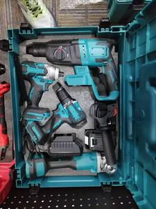 5 in 1 4 in 1 Brushless Multifunctional Combination Cordless Power Tool Set Lithium Battery Power Tool Kit With Free OEM 5 in 1 - Product Image 5
