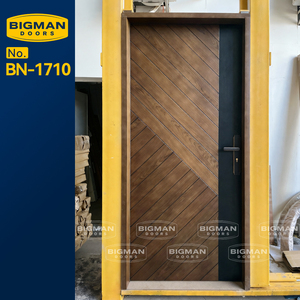 <span class=keywords><strong>Porte</strong></span> intérieure en bois massif pré-montée, étanche, au design géométrique moderne, pour la rénovation <span class=keywords><strong>d</strong></span>'hôtels, de salles de bain, de cuisines et de villas - Product Image 2