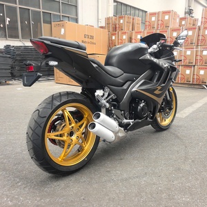 <span class=keywords><strong>Moto</strong></span> de course professionnelle 250CC <span class=keywords><strong>moto</strong></span> noire avec interrupteur de rétroéclairage amortisseur avant haut-bas vélo de sport refroidi par Air - Product Image 3