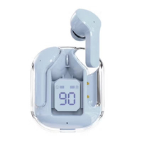 Audífonos Intrauditivos Estéreo Inalámbricos Air31 TWS, Auriculares HiFi con Pantalla Digital e Indicador de Batería, Resistentes al Agua