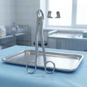 Impresión láser personalizada Manejo óptimo Instrumentos quirúrgicos Kohlert-White Fórceps de extracción para quitar dientes - Product Image 3